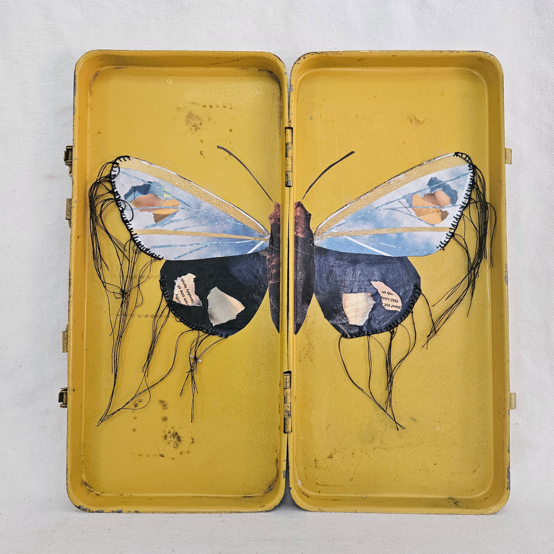 Sonja in a Toolbox | Original Fine Art Collage