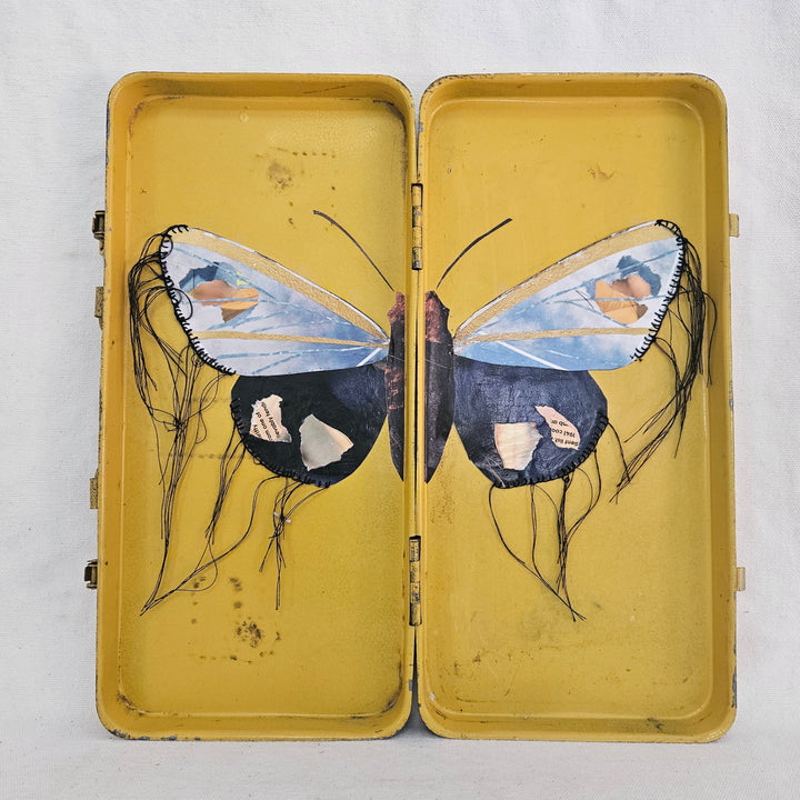 Sonja in a Toolbox | Original Fine Art Collage