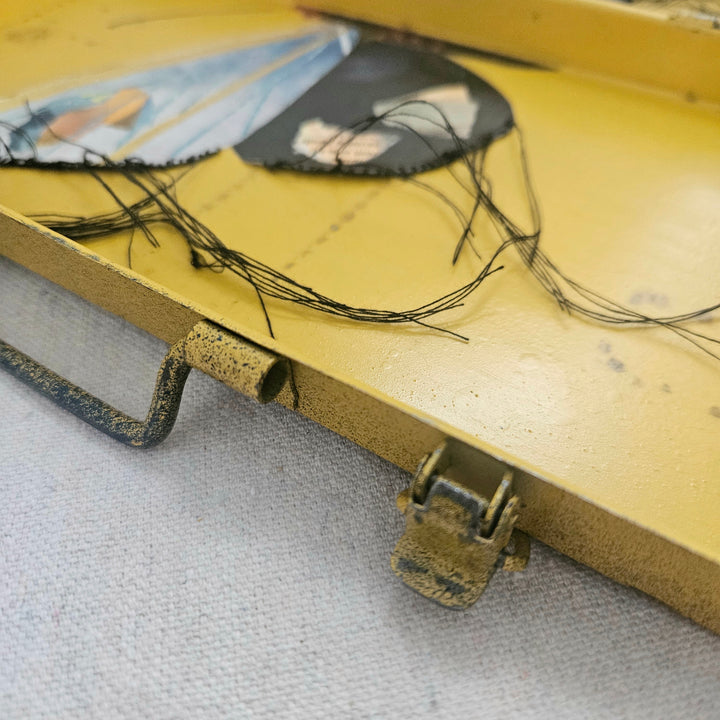 Sonja in a Toolbox | Original Fine Art Collage