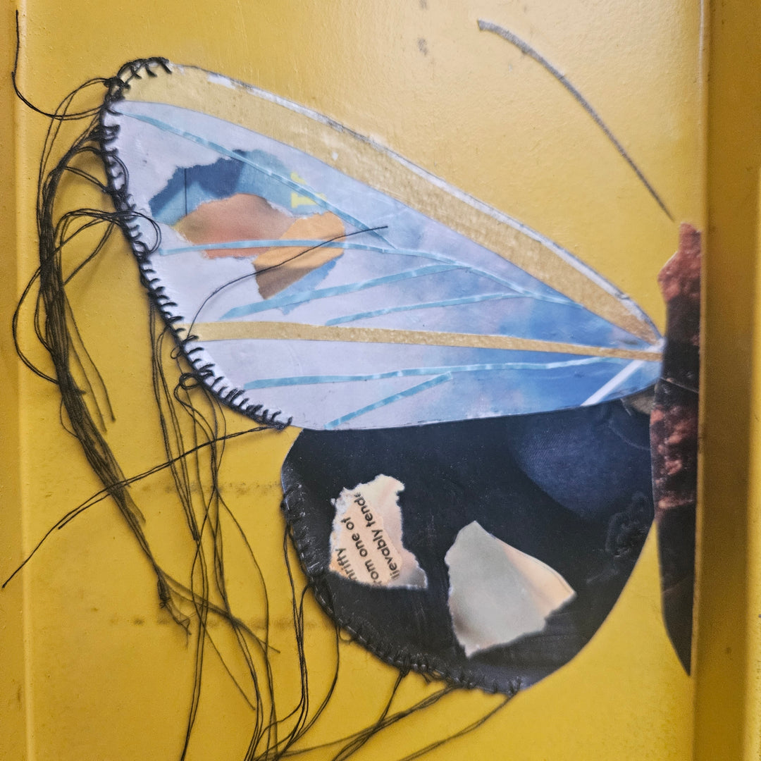 Sonja in a Toolbox | Original Fine Art Collage