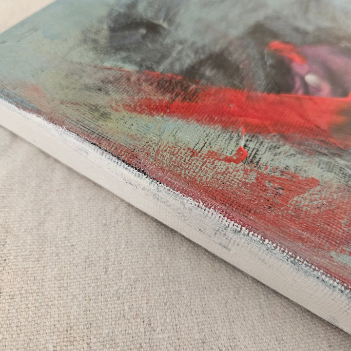 Koi - Abstract Original Mixed Media