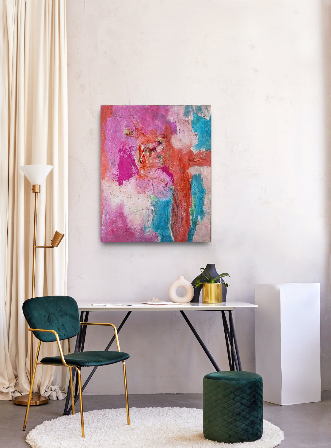 Joyful - Original Abstract Mixed Media Art