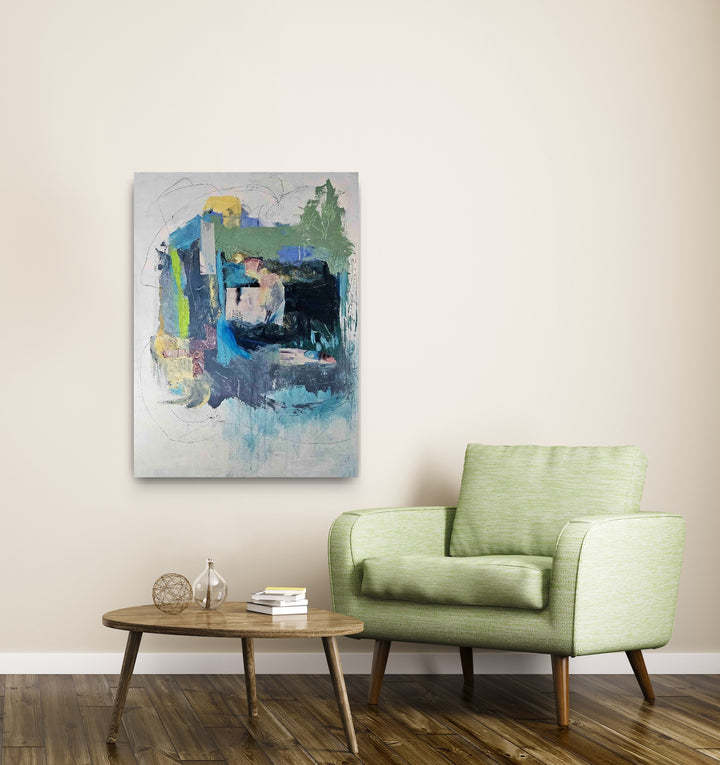 Coastal - Original Abstract Mixed Media Art