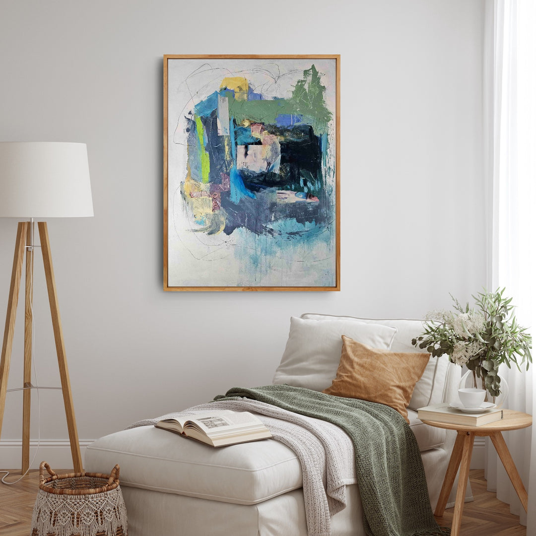 Coastal - Original Abstract Mixed Media Art