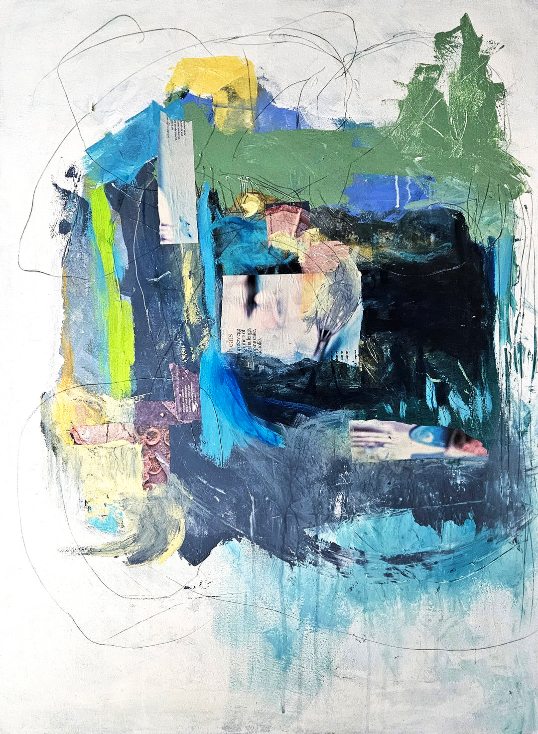 Coastal - Original Abstract Mixed Media Art