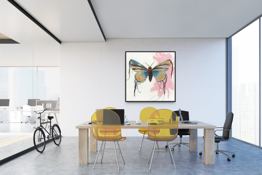 Madeline – Butterfly Moth Collection | Fine Art Giclée Print | Recycled Magazine Collage Wall Art