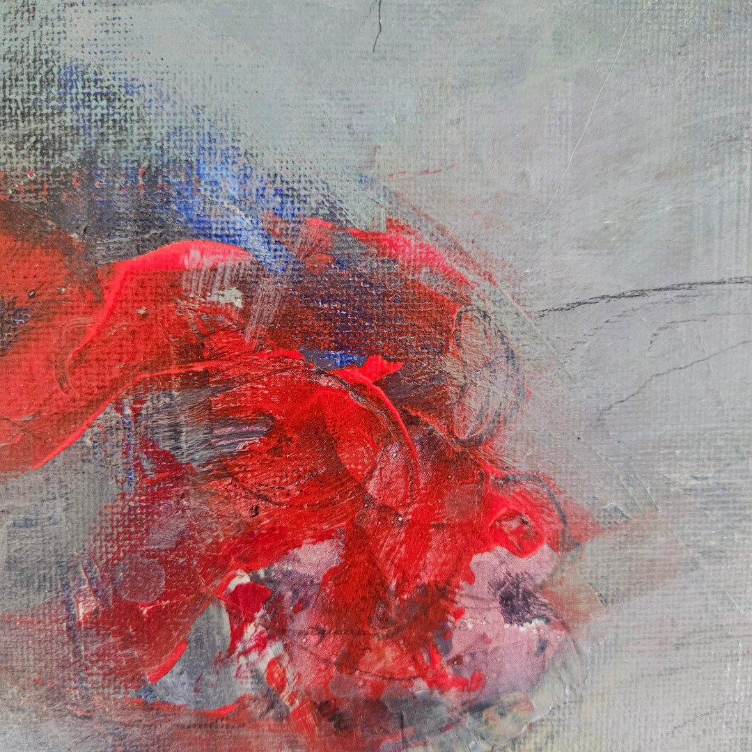 Koi - Abstract Original Mixed Media